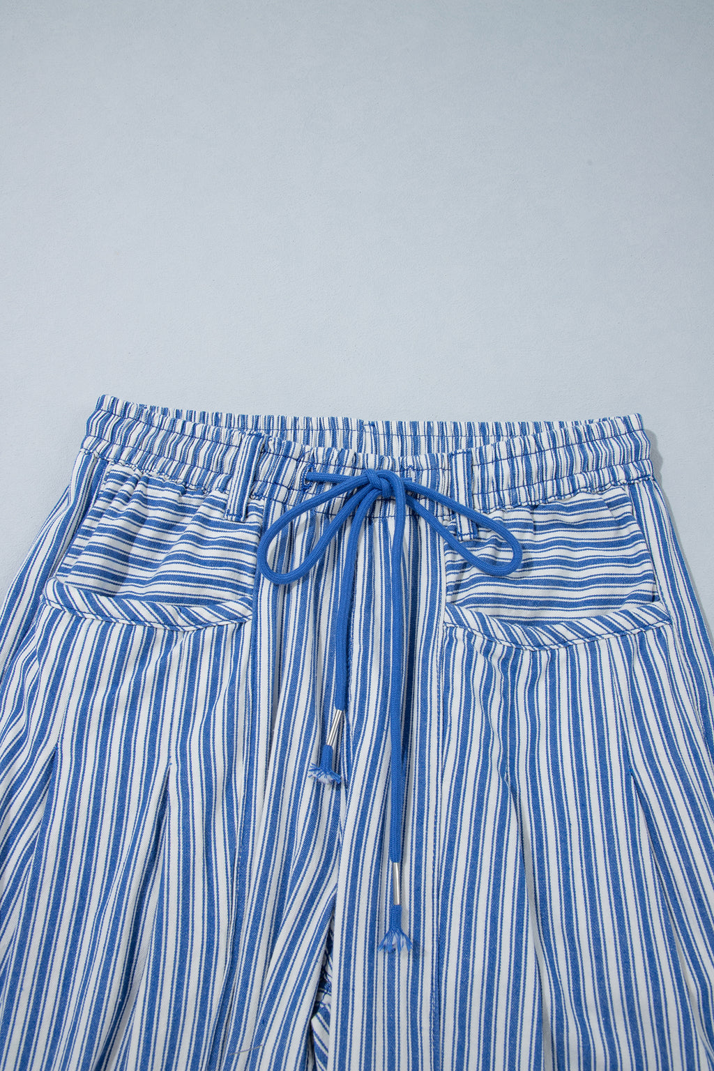 Red Stripe Drawstring Casual Loose Pants