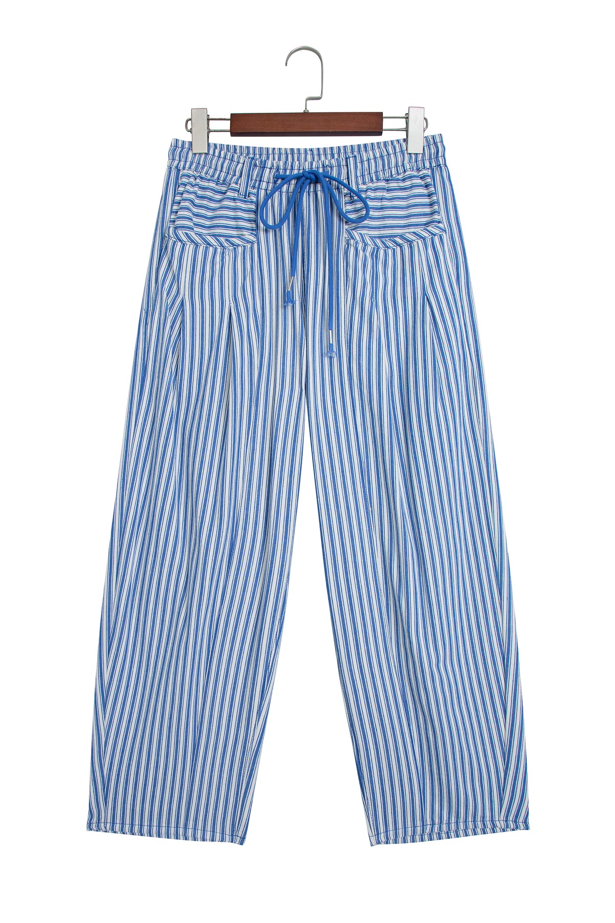 Red Stripe Drawstring Casual Loose Pants