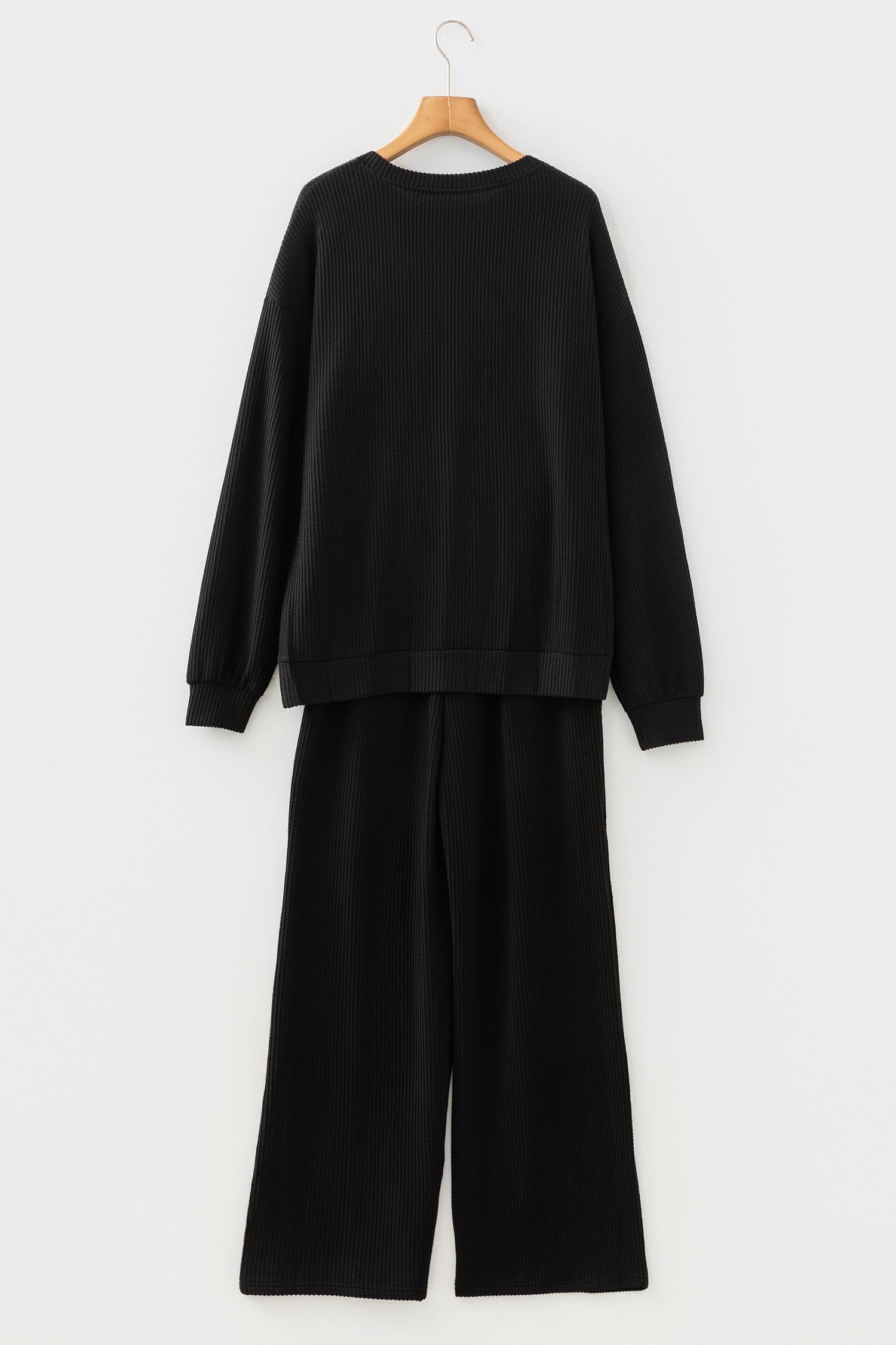 Evergreen JOLLY Corded Long Sleeve Top and Pockets Pants Set
